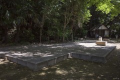 志賀直哉邸跡 主屋の礎石