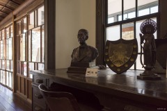 杉村楚人冠記念館 机上の胸像
