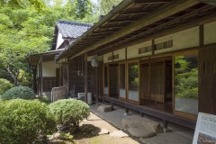 旧武者小路実篤邸跡 縁側の外観
