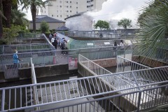 鬼山地獄 ワニの飼育池