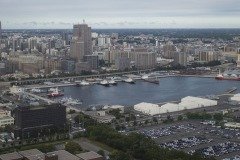 展望台からの千葉市街