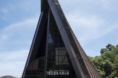 第五福竜丸展示館 三角屋根の外観
