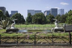 第一花壇 ペリカンの噴水
