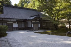 浄土院 白砂と庫裏