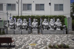 堀切天祖神社 しょうぶ七福神 七体の並び