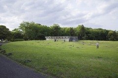 加曽利貝塚 芝地と観覧施設
