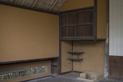 月波楼 室内と炉