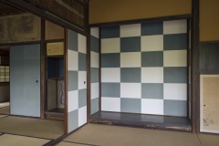 市松模様の襖