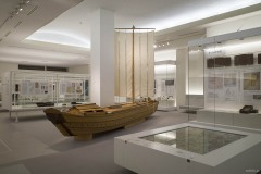 郷土展示室 木造船の展示