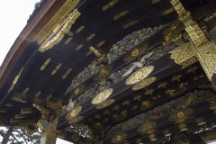 二条城 唐門 軒下の彩色彫刻