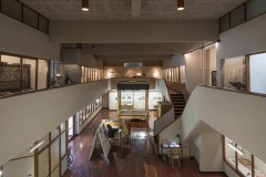 野田市郷土博物館 吹抜けの展示室