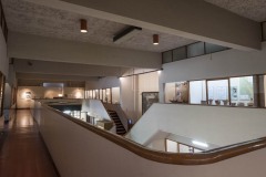 野田市郷土博物館 二階の回廊