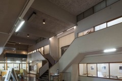 野田市郷土博物館 階段のあるホール