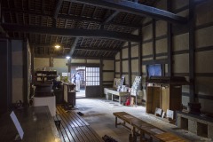 旧西川家住宅 展示のある土間