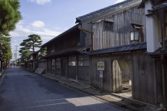 旧西川家住宅 通りに面した外観