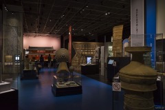 国立歴史民俗博物館 銅鐸の並ぶ展示室