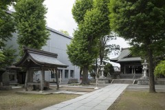 水郷佐原山車会館と八坂神社