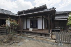 伊能忠敬旧宅 庭から見た母屋