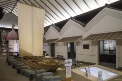 関宿城博物館 高瀬舟の展示