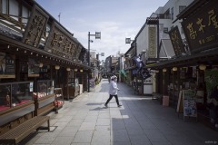 帝釈天参道 軒を連ねる店