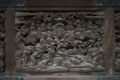 柴又帝釈天 彫刻ギャラリー 彫刻の一面