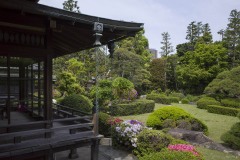 邃渓園 廊下から見る庭