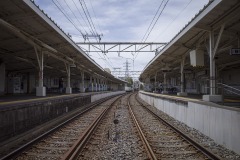 柴又駅 線路と架線