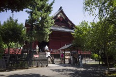 寛永寺 清水観音堂 舞台と参拝者