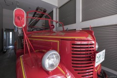 ニッサン180型消防ポンプ自動車 前面