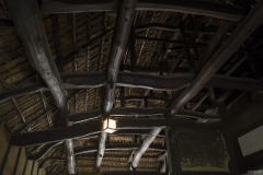 旧取手宿本陣染野家住宅 小屋組の梁