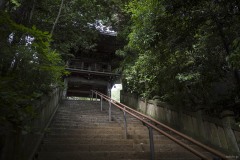 長禅寺 石段と山門