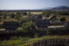 倉と市の建物群